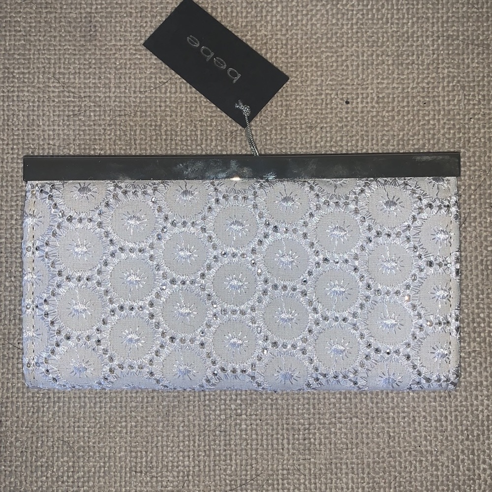 Bebe eyelet sparkle clutch - Picture 3 of 4